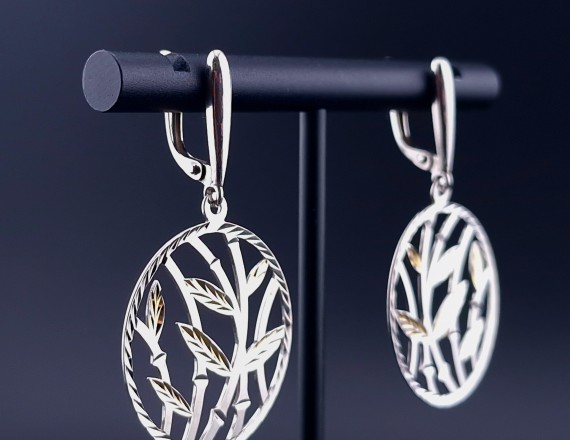 Silver earrings 