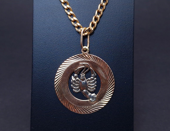 Gold Pendant "Cancer"