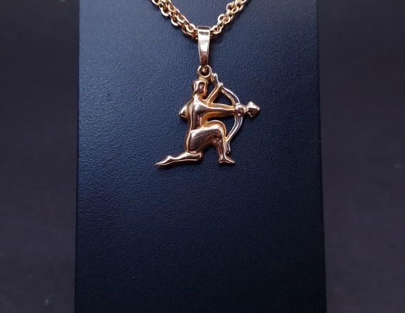 Gold Pendant "Sagittarius"