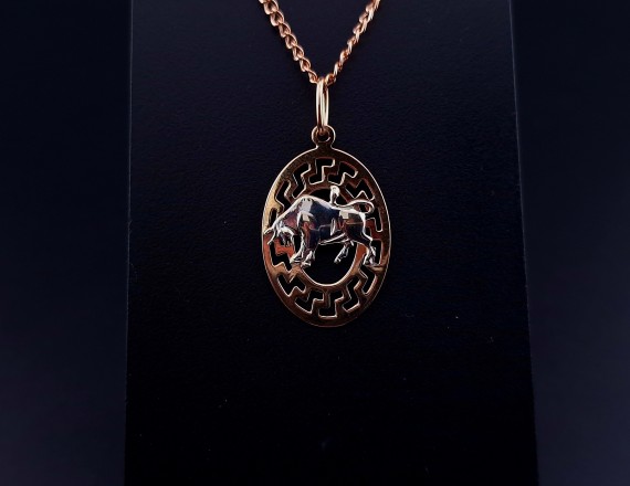 Gold Pendant "Taurus"