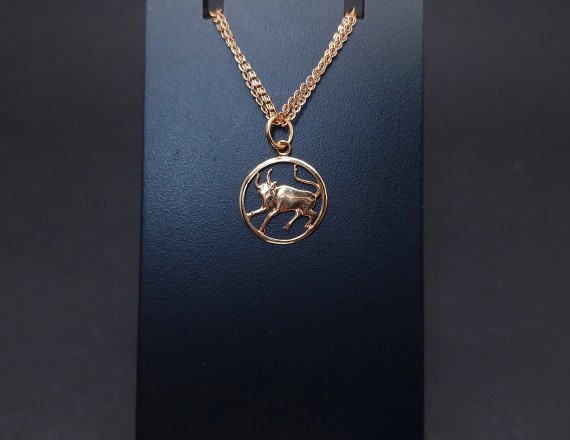 Gold Pendant "Taurus"