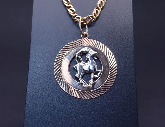 Gold Pendant "Capricorn"