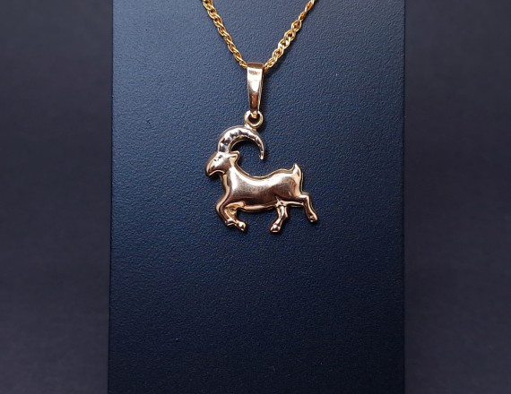 Gold Pendant "Capricorn"