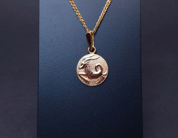 Gold Pendant "Capricorn"