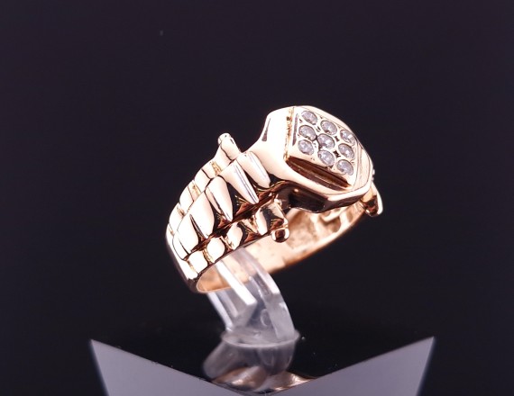 Men's gold ring