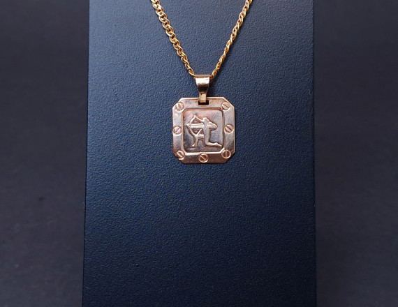 Gold Pendant "Sagittarius"