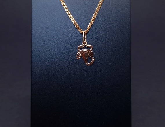 Gold pendant "Scorpion"